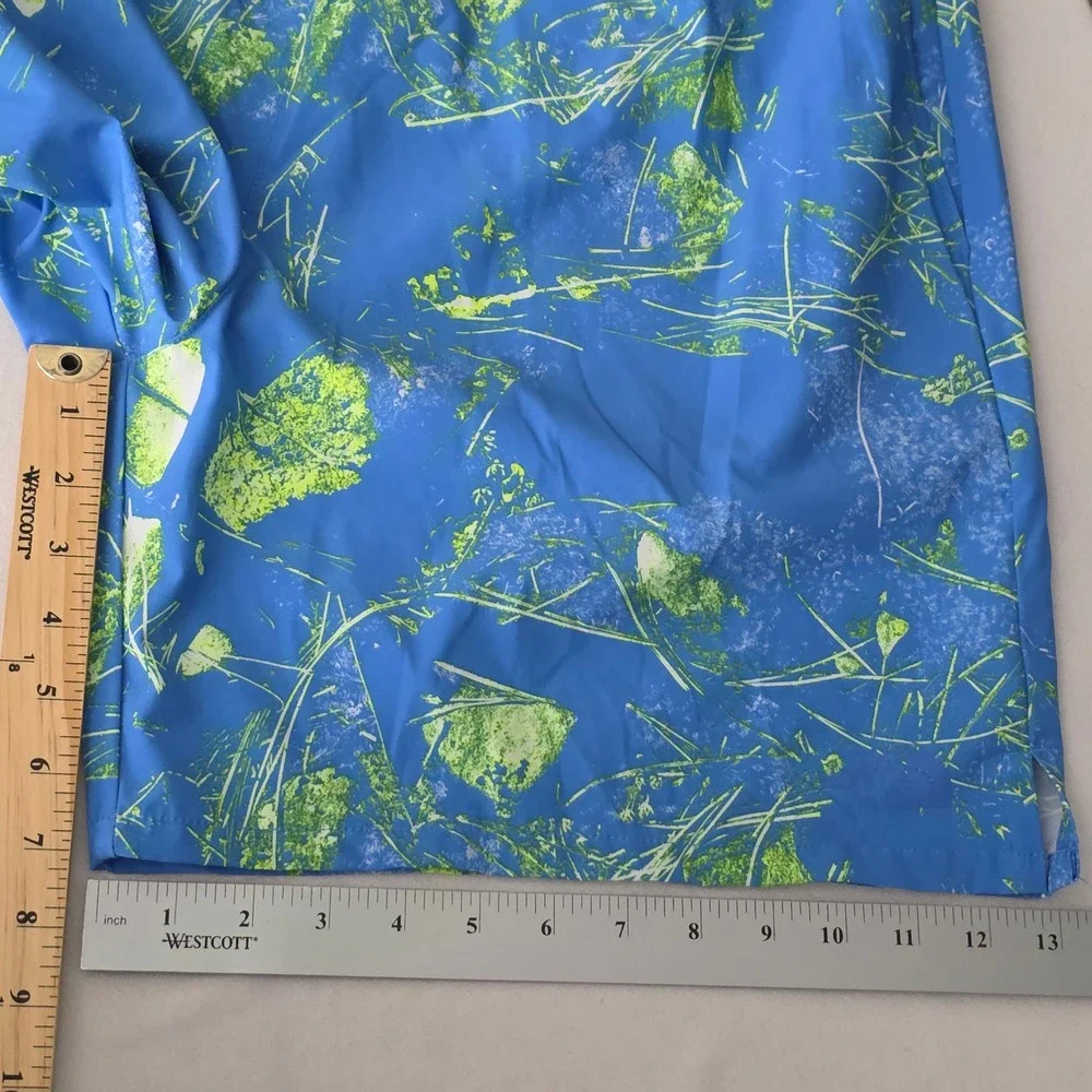The North Face Men Blue‎ Green Wander Active Hiking Shorts Zipper Pocket Sz XL